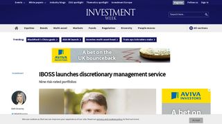 IBOSS launches discretionary management service - Investment Week