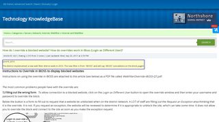 How do I override a blocked website? How do overrides work in iBoss ...