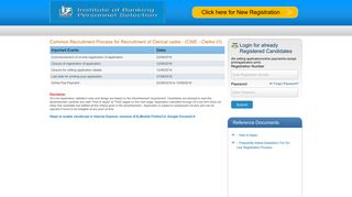 IBPS Clerk Application Form Reprint - IBPS CWE RRB V Admit card ...