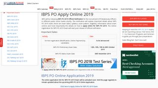 IBPS PO Apply Online 2019: Online Application Form - Career Power