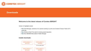 Coretex IBRIGHT Downloads