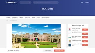 IBSAT 2018 – Result, Cut Off, Selection Procedure, Participating ...
