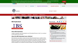 Case collection: IBS Hyderabad | The Case Centre, for corporate ...
