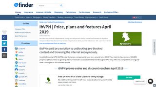 ibVPN VPN | Price, features and deals for February 2019 | finder.com