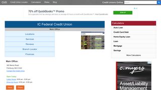IC Federal Credit Union - Fitchburg, MA - Credit Unions Online