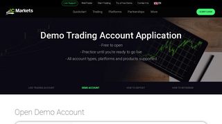 Open Demo Account | IC Markets