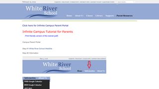 Tutorial IC Parent Portal - White River School