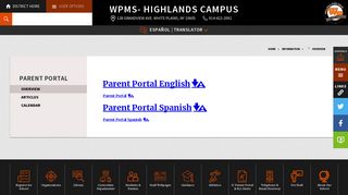 Parent Portal / Overview - White Plains Public Schools