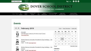 Dover High School - Dover School District