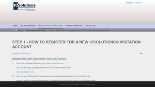 STEP 1 - HOW TO REGISTER FOR A NEW ICSOLUTIONS ...