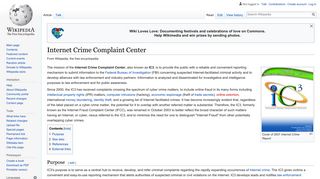 Internet Crime Complaint Center - Wikipedia