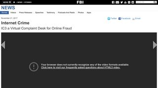 Internet Crime - FBI.gov