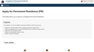 ICA - Electronic Permanent Residence
