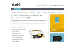 iCabbi UK | Web Booker