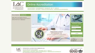 IAC Online Accreditation Login