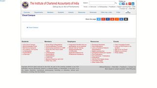 Cloud Campus - ICAI - The Institute of Chartered Accountants of India
