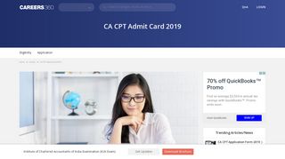 CA CPT Admit Card/Hall Ticket 2018 (December Session) - Download ...