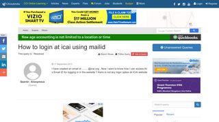 How to login at icai using mailid - CAclubindia