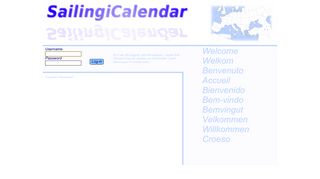 Sailing iCalendar Log-in