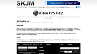 Using iCamSource Pro Mobile for iOS - SKJM - iCam Pro