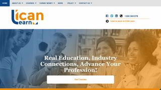 ICAN Learn - Real Education & Industry Connections.