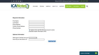 ICANotes Behavioral Health EHR No Credit Card Required Free Trial