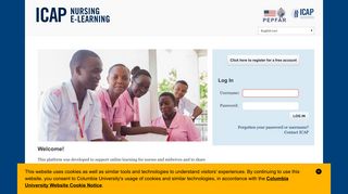 ICAP Nursing E-Learning: Please Log In