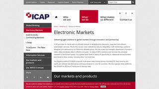 Electronic Markets – ICAP