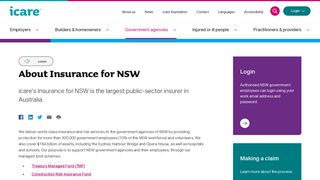Insurance for NSW portal | icare