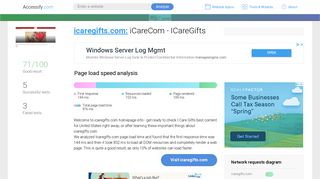 Access icaregifts.com. iCareCom - ICareGifts