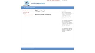 ICAS Affiliate Portal