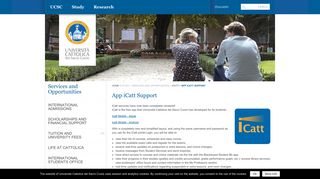 App iCatt Support | Università Cattolica del Sacro Cuore