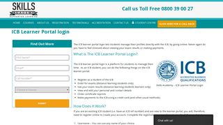 ICB Learner Portal Login and how to use it Skills Academy Skills ...