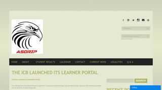 The ICB launched its Learner Portal - asorip