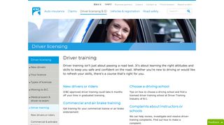Driver training - ICBC