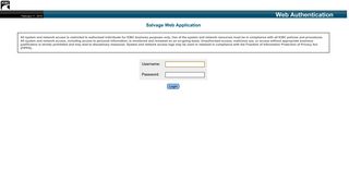 Salvage Web Application - Web Authentication - ICBC