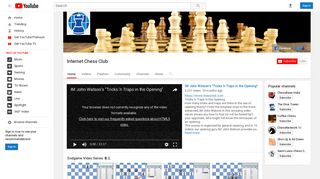 Internet Chess Club - YouTube