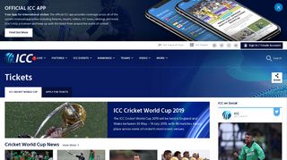 ICC Tickets - ICC Cricket