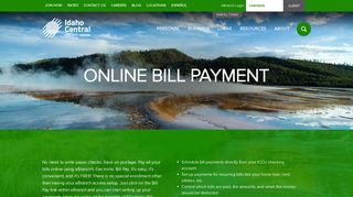 Online Bill Payment - ICCU - Idaho Central Credit Union