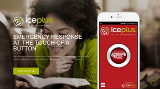 ICEplus: Mobile Panic Button App & Emergency Response Service