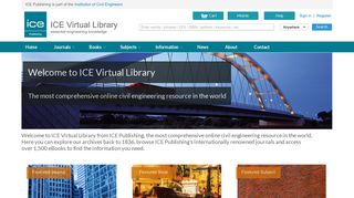 Welcome to ICE Virtual Library