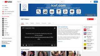 ICEF Videos - YouTube