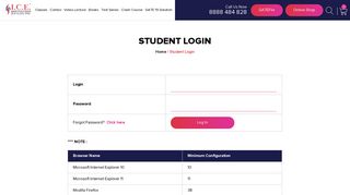 Student Login - GATE Online Classes