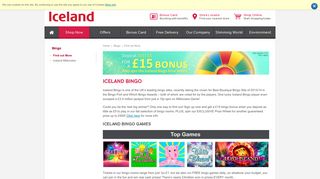 iceland bingo games - Welcome to Iceland Foods