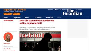 How did Iceland become the top online supermarket? | Business ...