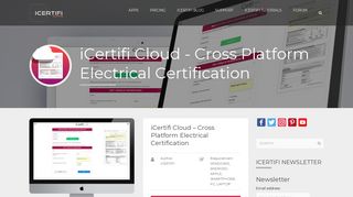 iCertifi Cloud - Cross Platform Electrical Certification - iCertifi
