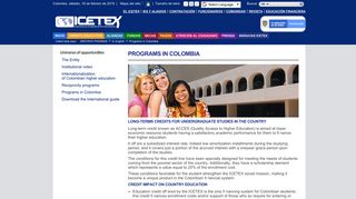 Programs in Colombia - Icetex