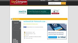 Webmail.24-7intouch.com | SiteGlimpse