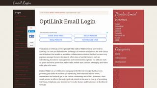 OptiLink Email Login