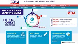 Distance Flexible Learning Programs from ICFAI University | Distance ...